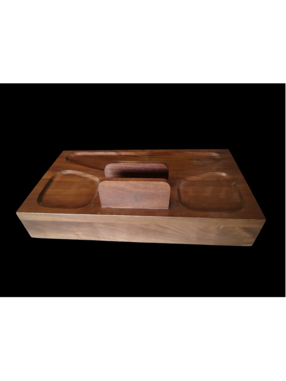 Wood Dresser Valet Or Office Organizer 11.5”L x 7-6/1